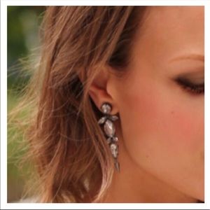 Stella & Dot Jocelyn crystal chandelier earrings